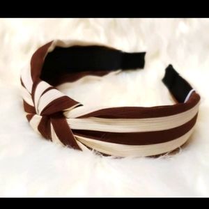 Brown Stripe Headband